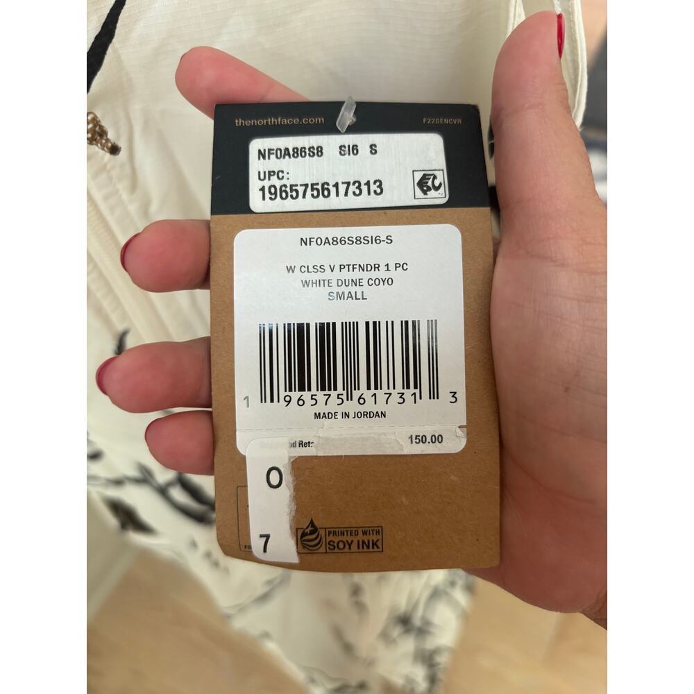 The North Face Women's White Dune Coyo Class V Pathfinder One-Piece Size S - Picture 7 of 7